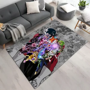 Villains All Forms Dragon Ball Rug Unique Home Decor Piece