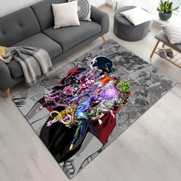 Villains All Forms Dragon Ball Rug Unique Home Decor Piece