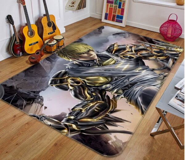 3D GENOS Non-Slip Rug Perfect for Anime Lovers’ Rooms