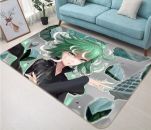 3D Tatsumaki Non-Slip Rug Eye-Catching Design