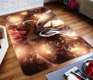 Saitama Anime One Punch Man Rug Perfect for Bedrooms