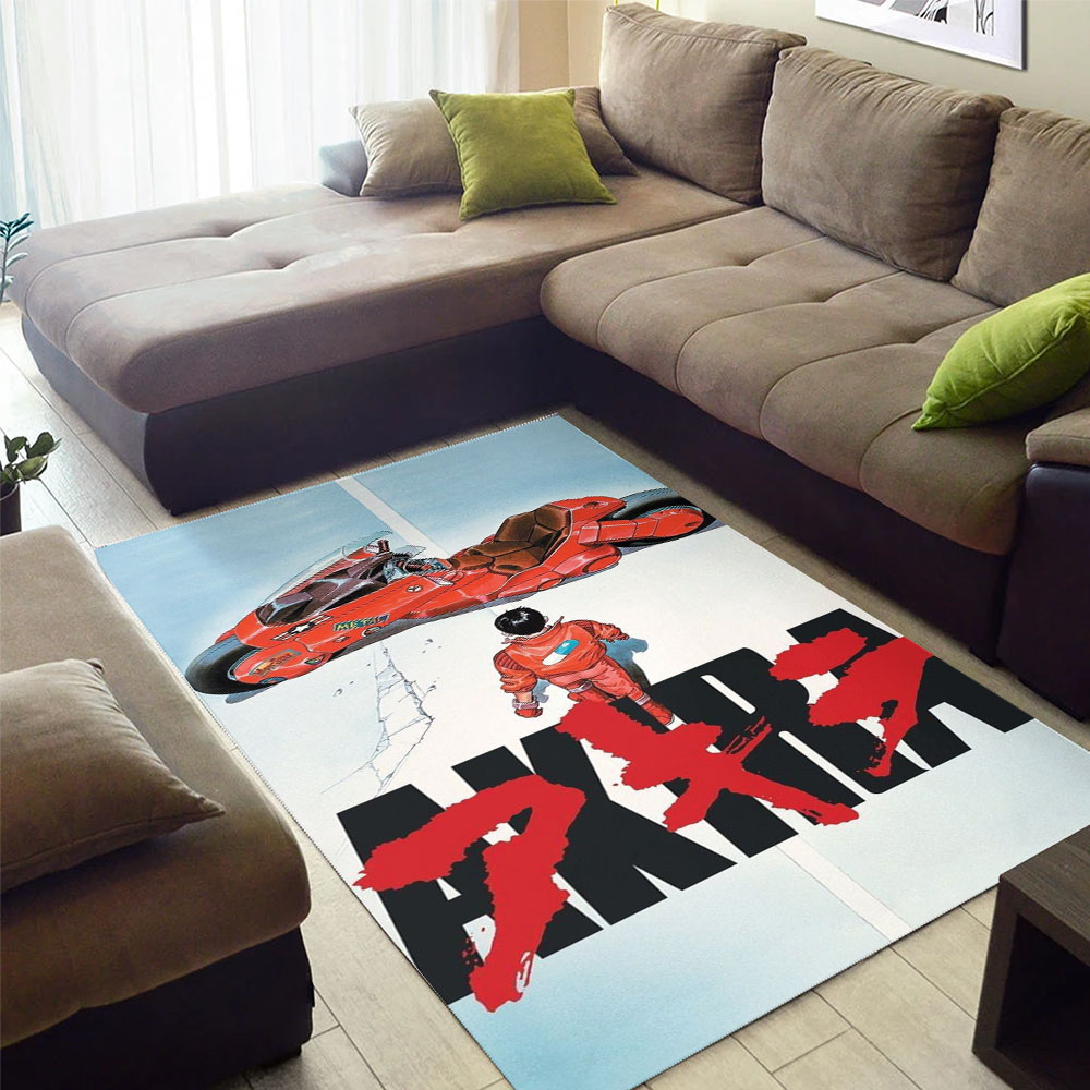 Anime Area Rug Akira Carpet Inspired by Mitsuru Kuwata Unique Anime Decor