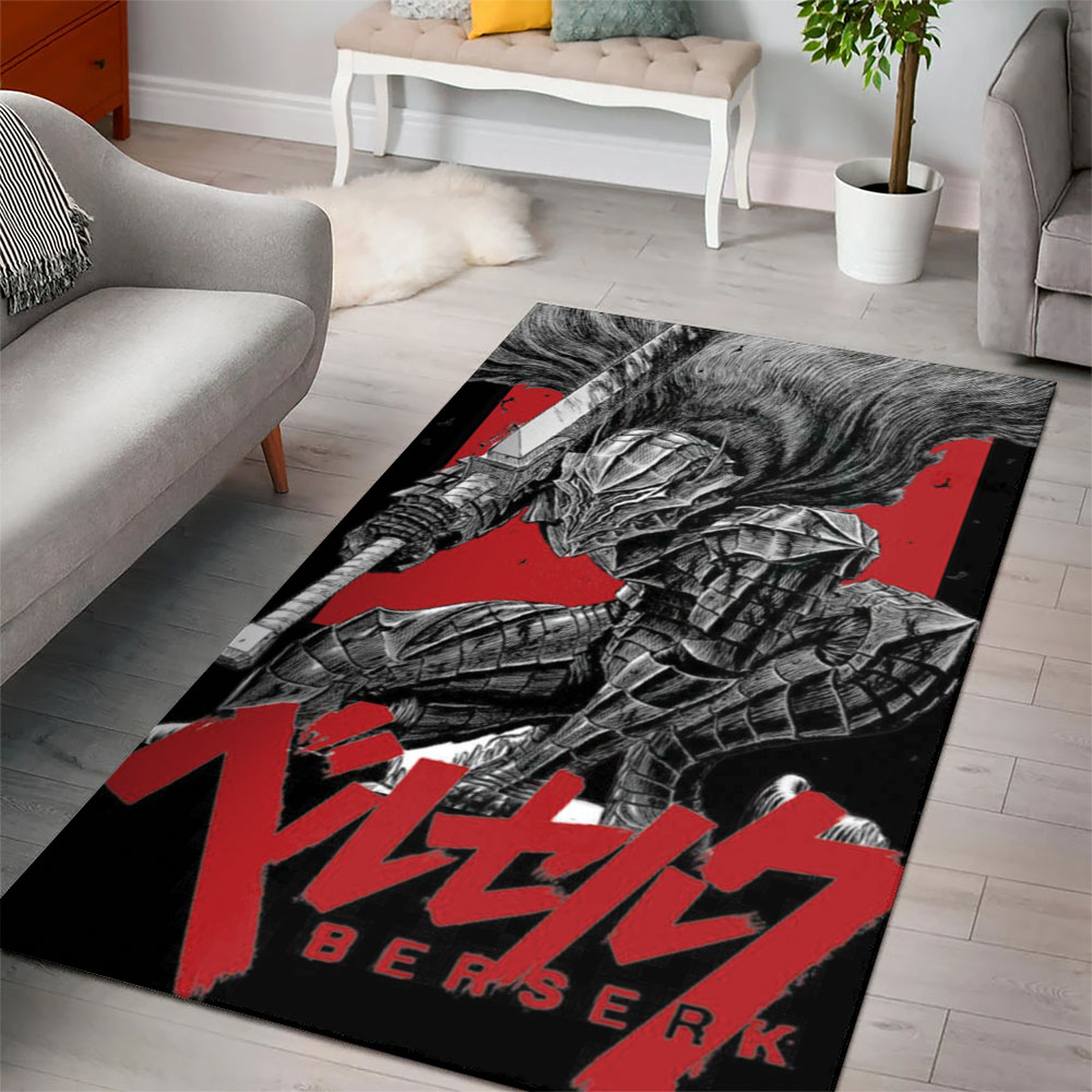 Guts Berserker Area Rug Anime Inspired Carpet for Home Decor